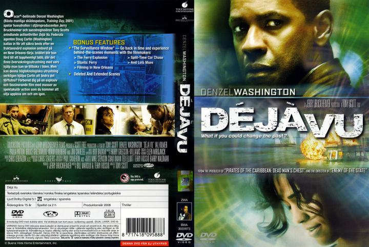 Denzel Washington and Paula Patton in Deja Vu (2006)